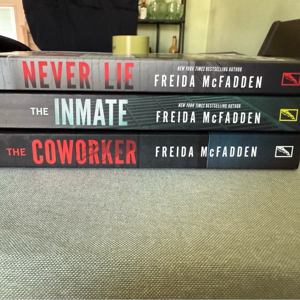 Freida McFadden Book Set - Never Lie, The Inmate, The Coworker